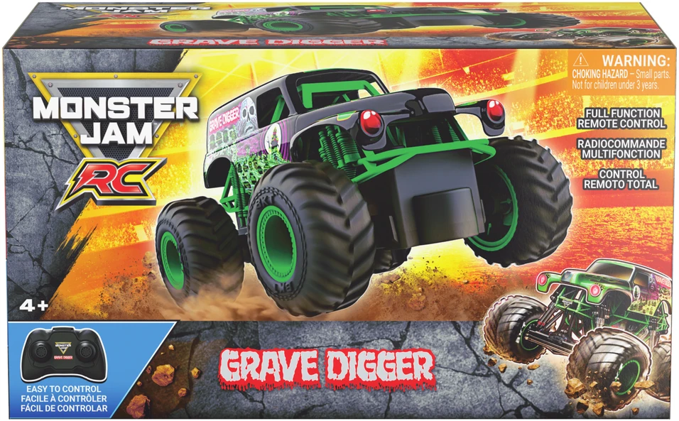 MONSTER JAM RC 1:24 visureigis Grave Digger, 6076630