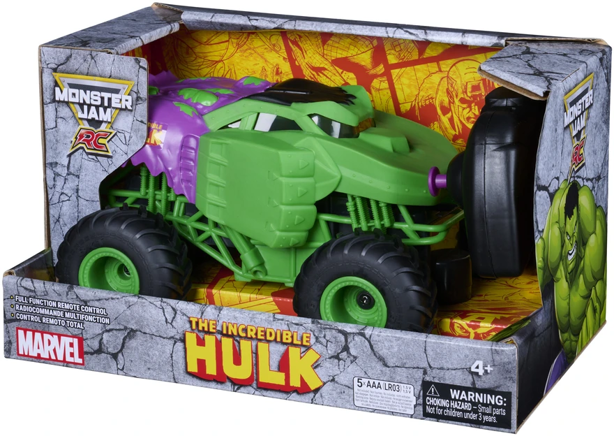 MONSTER JAM RC 1:24 visureigis Marvel Hulk, 6076629