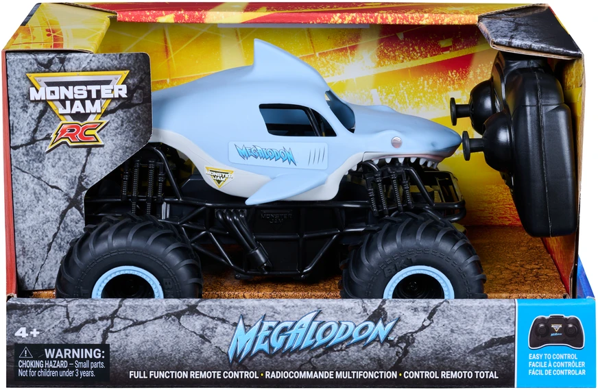 MONSTER JAM RC 1:24 visureigis Megalodon, 6076625