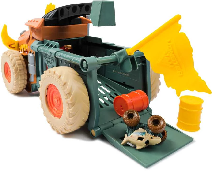 MONSTER JAM transporto priemonių rinkinys MAD HOG Mini Feature Playset, 6071776