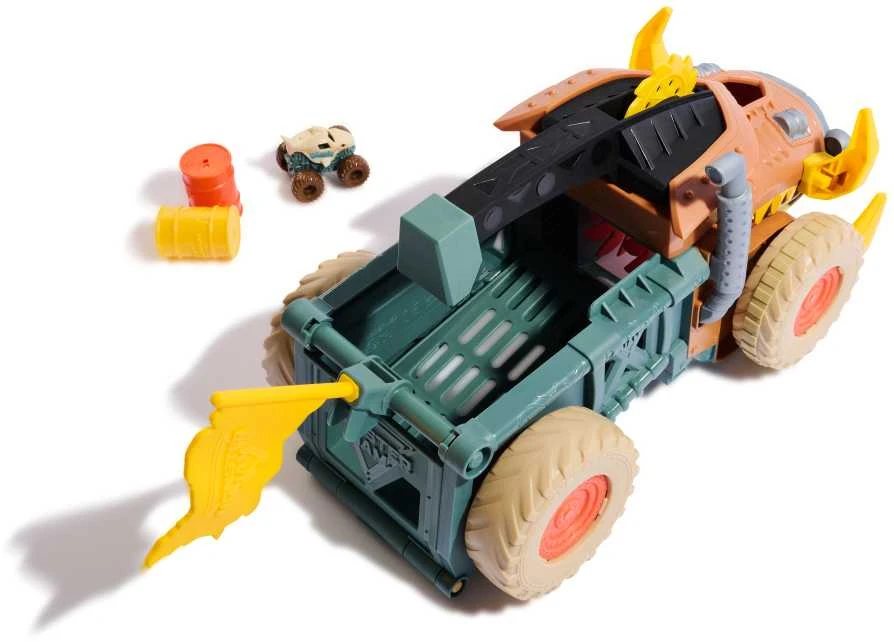 MONSTER JAM transporto priemonių rinkinys MAD HOG Mini Feature Playset, 6071776