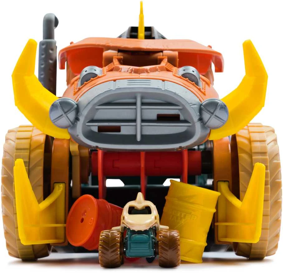 MONSTER JAM transporto priemonių rinkinys MAD HOG Mini Feature Playset, 6071776