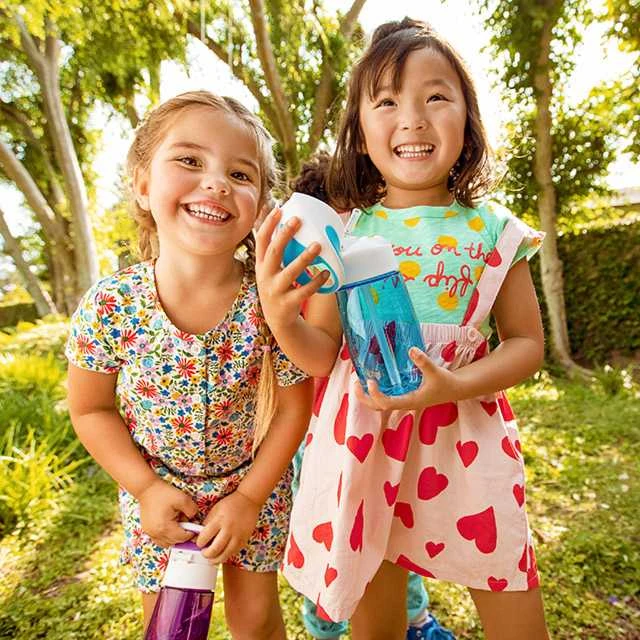 MUNCHKIN gertuvė su šiaudeliu, Flip & Go, Violetinė, 18 mėn.+, 355 ml, 90328P