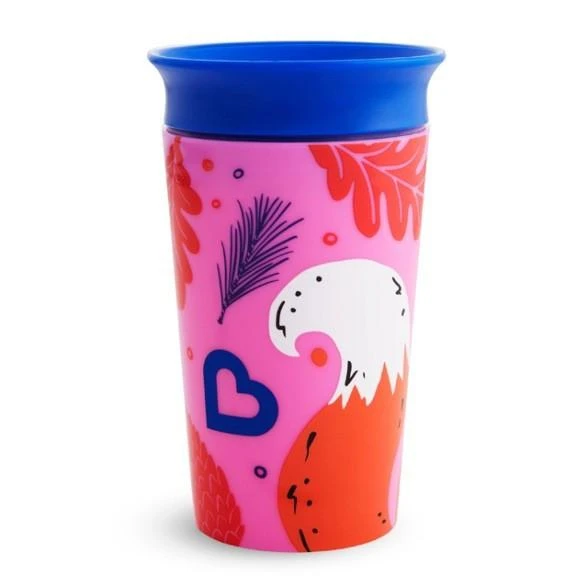 MUNCHKIN mokomasis puodelis, raudona lapė, Miracle 360 Wildlove, 6mėn+, 266 ml, 05177702