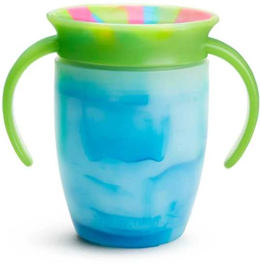 MUNCHKIN neišsiliejanti gertuvė, Miracle Tie Dye, Mixed Case, Tropical, 6 mėn.+, 207 ml, assort., 90317