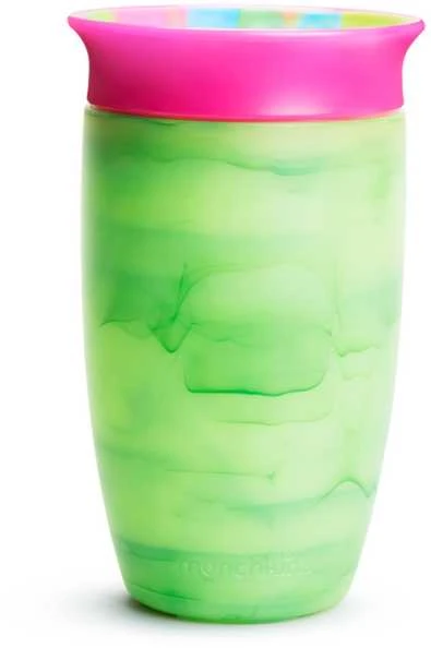 MUNCHKIN neišsiliejanti gertuvė, Miracle Tie Dye, Mixed Case, Tropical, 12 mėn.+, 296 ml, assort., 90316