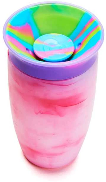 MUNCHKIN neišsiliejanti gertuvė, Miracle Tie Dye, Mixed Case, Tropical, 12 mėn.+, 296 ml, assort., 90316