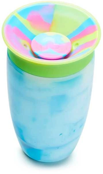 MUNCHKIN neišsiliejanti gertuvė, Miracle Tie Dye, Mixed Case, Tropical, 12 mėn.+, 296 ml, assort., 90316