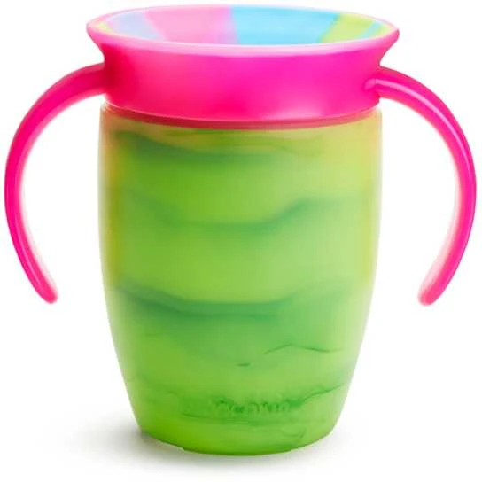 MUNCHKIN neišsiliejanti gertuvė, Miracle Tie Dye, Mixed Case, Tropical, 6 mėn.+, 207 ml, assort., 90317