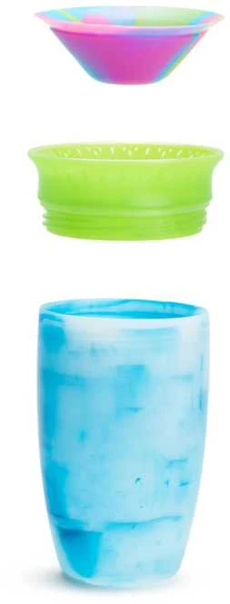 MUNCHKIN neišsiliejanti gertuvė, Miracle Tie Dye, Mixed Case, Tropical, 12 mėn.+, 296 ml, assort., 90316