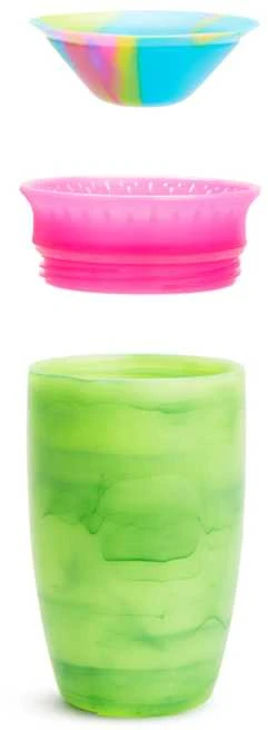 MUNCHKIN neišsiliejanti gertuvė, Miracle Tie Dye, Mixed Case, Tropical, 12 mėn.+, 296 ml, assort., 90316