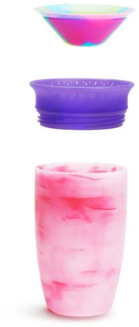 MUNCHKIN neišsiliejanti gertuvė, Miracle Tie Dye, Mixed Case, Tropical, 12 mėn.+, 296 ml, assort., 90316