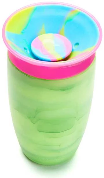 MUNCHKIN neišsiliejanti gertuvė, Miracle Tie Dye, Mixed Case, Tropical, 12 mėn.+, 296 ml, assort., 90316
