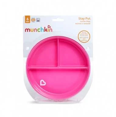 MUNCHKIN 3 skyrių lėkštė limpančiu dugnu, 1 vnt.