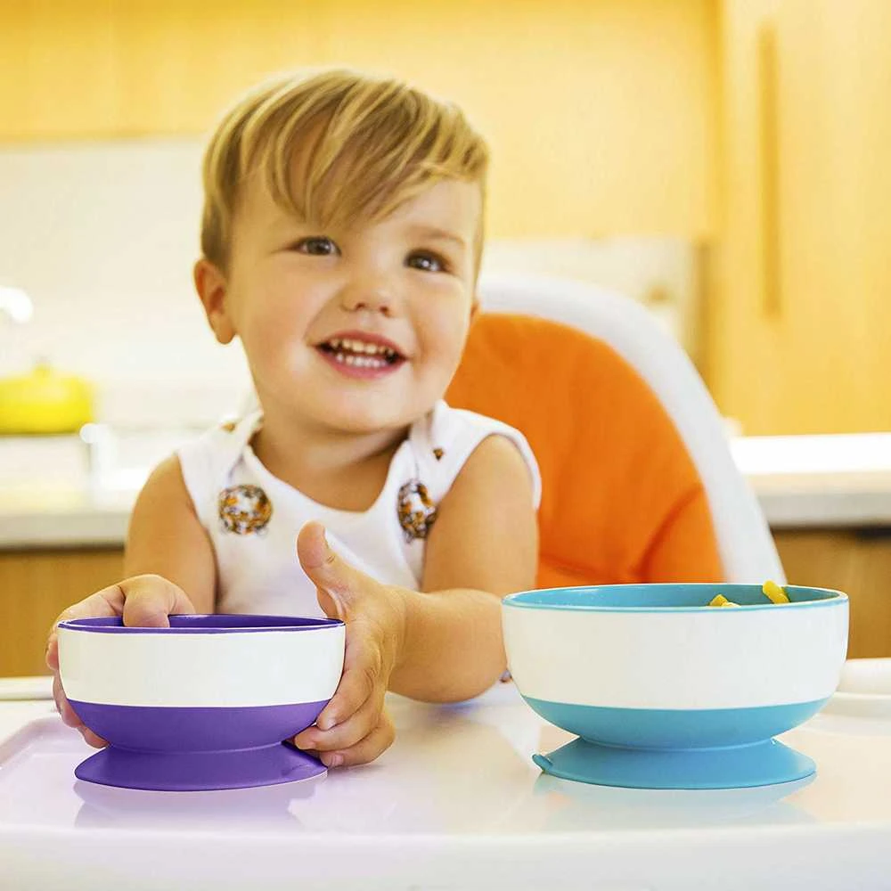 MUNCHKIN prilimpančių dubenėlių rinkinys STAY PUT SUCTION, 3 vnt.