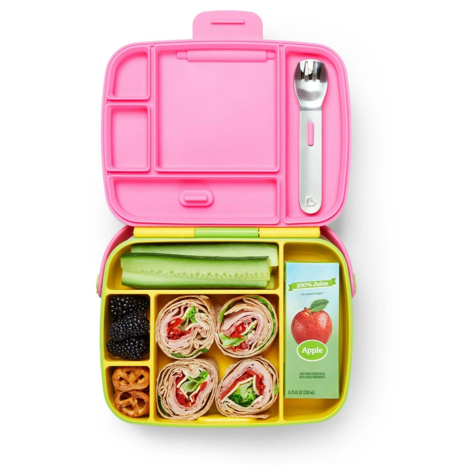 MUNCHKIN priešpiečių dėžutė Bento, 18mėn+, geltona, 1253101