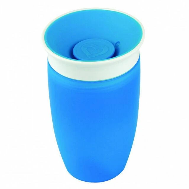 MUNCHKIN puodelis, Miracle 360, mėlynos spalvos, 12mėn+, 296ml, 01102802