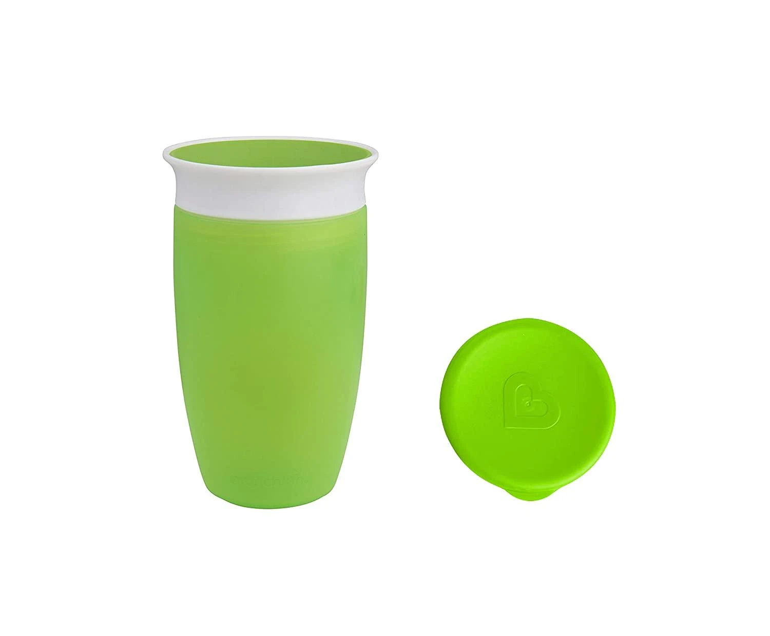 MUNCHKIN puodelis, Miracle 360, žalios spalvos, 12mėn+, 296ml, 01244502