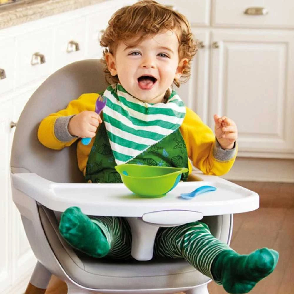 MUNCHKIN spalvotų šaukštelių ir šakučių rinkinys, 12 m+, 6 vnt.,01253601