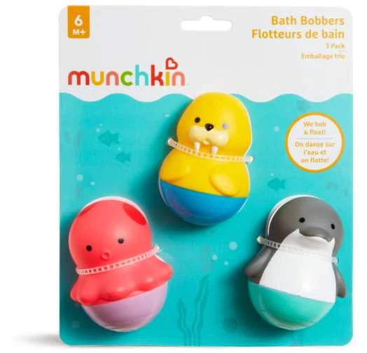 MUNCHKIN vonios žaislai, Bath Bobbers, 6 mėn.+, 3 vnt., 90267