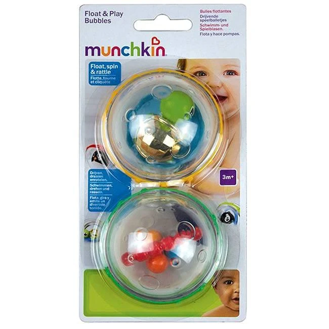 MUNCHKIN vonios žaislų rinkinys, Float & Play Bubbles, 4 mėn+, 2 vnt, 9004801