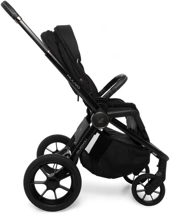 MUUVO Quick SE 2 universalus vežimėlis Chromium Juodas 2in1 SET MQ.SE2.0-W2W1-CHROMIUM BL