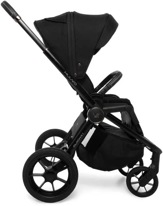 MUUVO Quick SE 2 universalus vežimėlis Chromium Juodas 2in1 SET MQ.SE2.0-W2W1-CHROMIUM BL