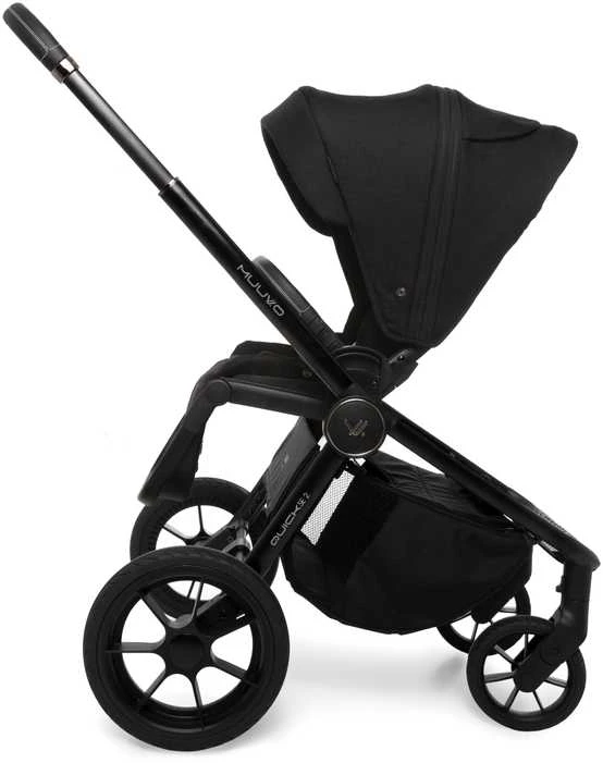 MUUVO Quick SE 2 universalus vežimėlis Chromium Juodas 2in1 SET MQ.SE2.0-W2W1-CHROMIUM BL