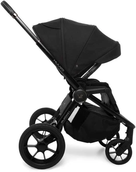 MUUVO Quick SE 2 universalus vežimėlis Chromium Juodas 2in1 SET MQ.SE2.0-W2W1-CHROMIUM BL