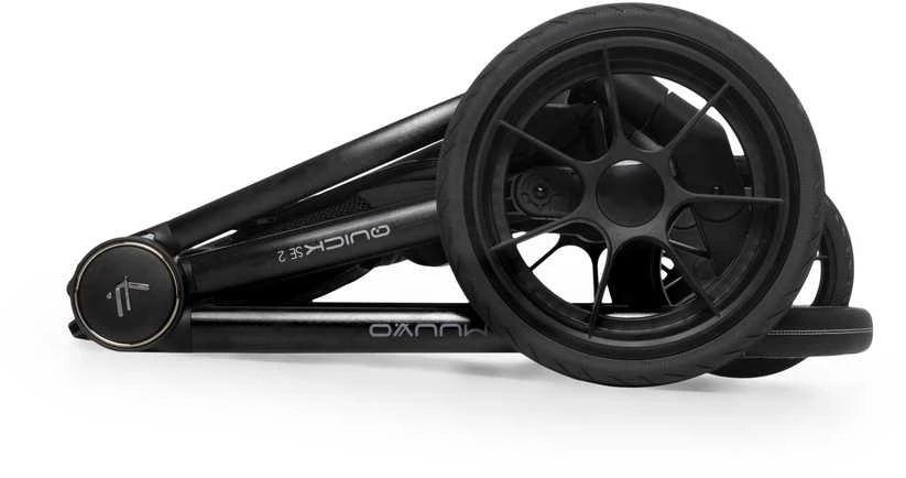 MUUVO Quick SE 2 universalus vežimėlis Chromium Juodas 2in1 SET MQ.SE2.0-W2W1-CHROMIUM BL