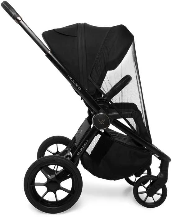 MUUVO Quick SE 2 universalus vežimėlis Chromium Juodas 2in1 SET MQ.SE2.0-W2W1-CHROMIUM BL