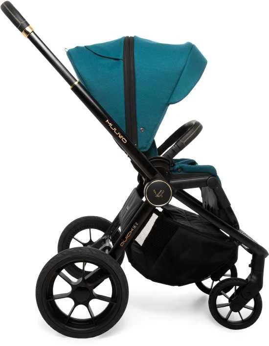 MUUVO Quick SE 2 universalus vežimėlis Paradise Gold 2in1 SET MQ.SE2.0-W2W1-PARADISE-G.