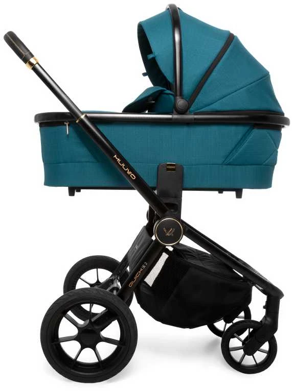 MUUVO Quick SE 2 universalus vežimėlis Paradise Gold 2in1 SET MQ.SE2.0-W2W1-PARADISE-G.