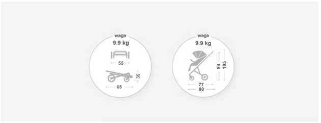 MUUVO sportinis vežimėlis GO, MGO-W-STEEL| spalva: pilka