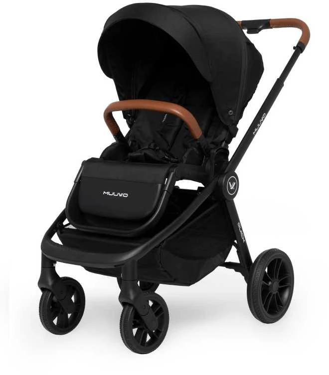 Muuvo universalus vežimėlis Quick 2in1 Quick Onyx Juodas, MQ-W-ONYX-Juodas-2W1-SET