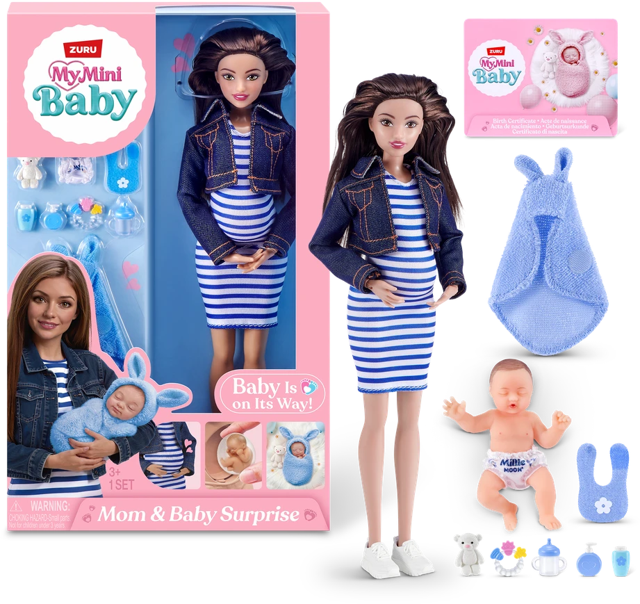 MY MINI besilaukianti lėlė, asort., 17006