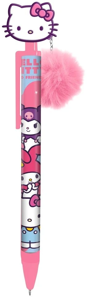 N Pms Długopis Hello Kitty dekoratyviniai rašikliai su dekoratyviniais elementais, 12 vnt.