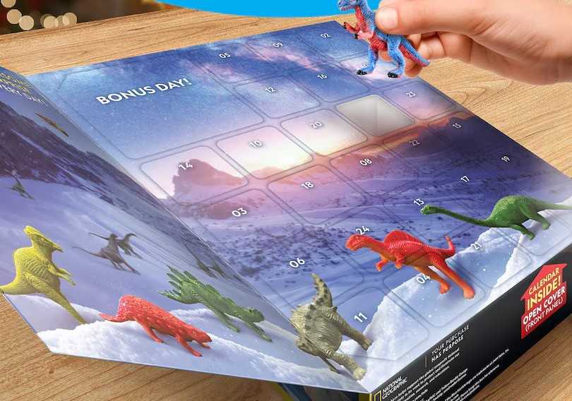 „National Geographic“ dinozaurų advento kalendorius
