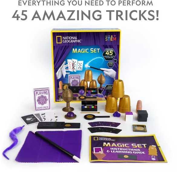 NATIONAL GEOGRAPHIC magijos triukų rinkinys, RTNGMAGIC45