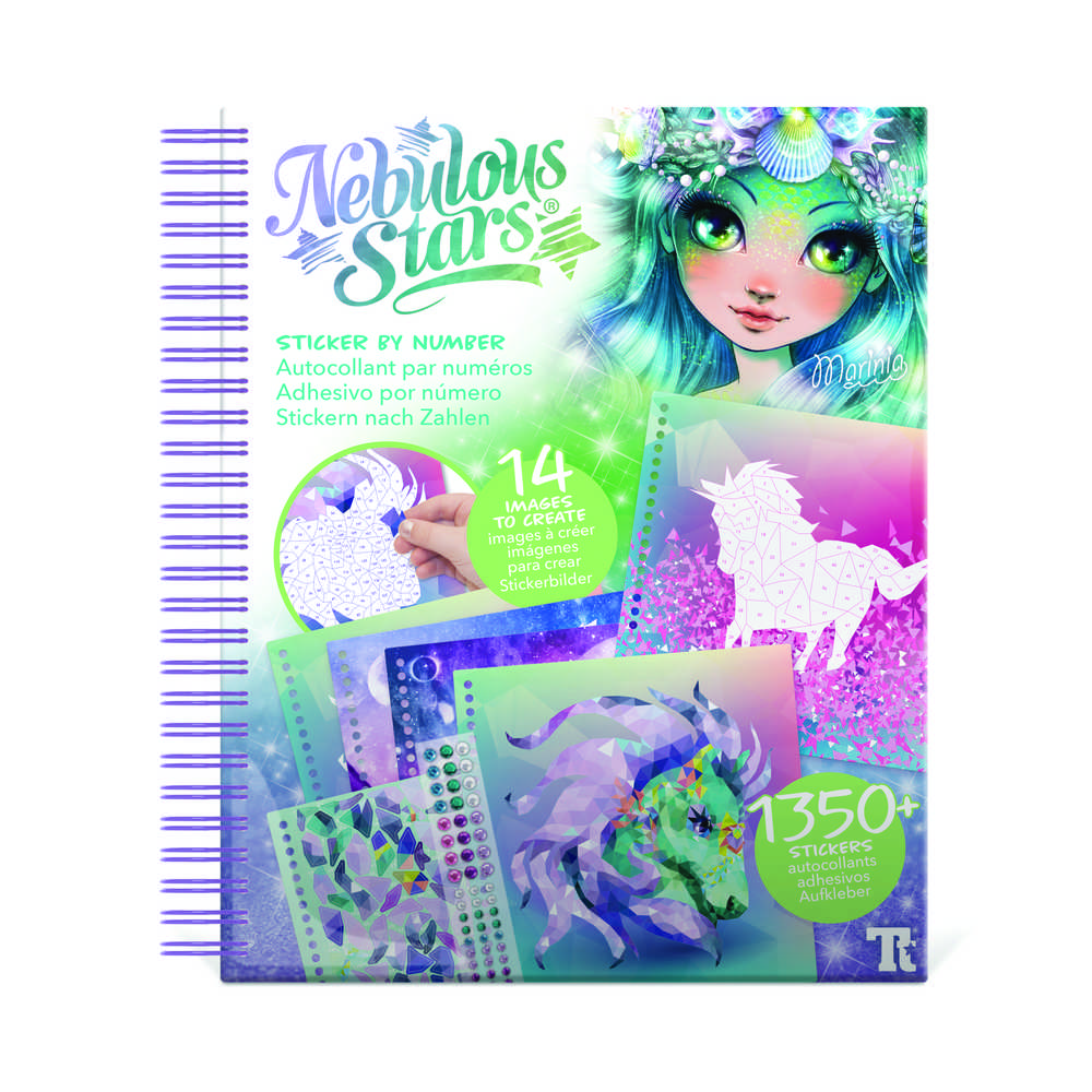 Nebulous_Sta Kūrybinė knygelė NEBULOUS STARS STICKER BY NUMBER 11129
