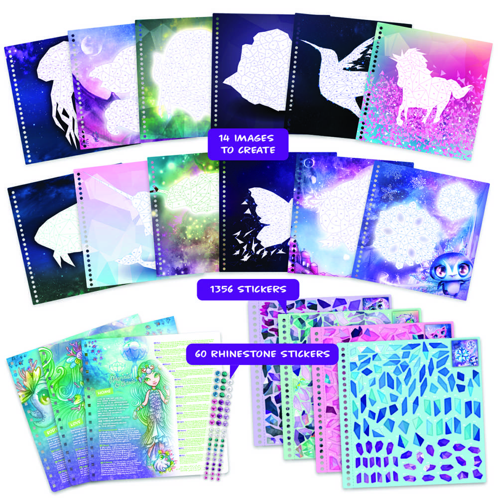 Nebulous_Sta Kūrybinė knygelė NEBULOUS STARS STICKER BY NUMBER 11129