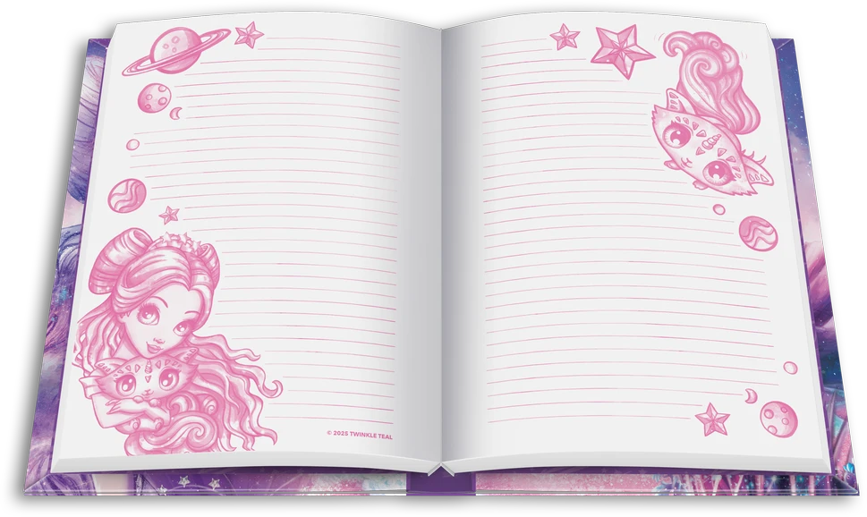 NEBULOUS STARS Kūrybinis rinkinys "Cristalia’s Stationery Set"