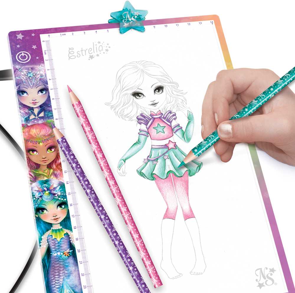 NEBULOUS STARS kūrybinis rinkinys Fashion Designer Light Pad, 11214