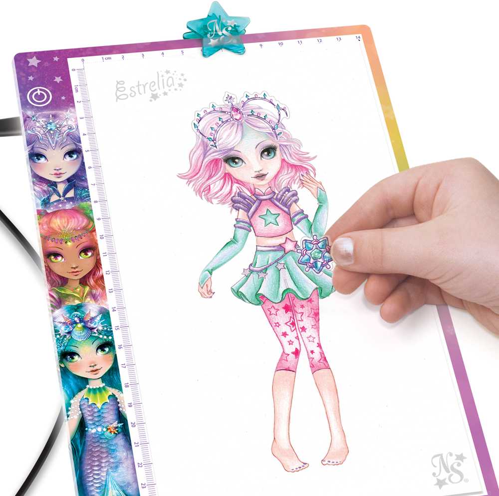 NEBULOUS STARS kūrybinis rinkinys Fashion Designer Light Pad, 11214
