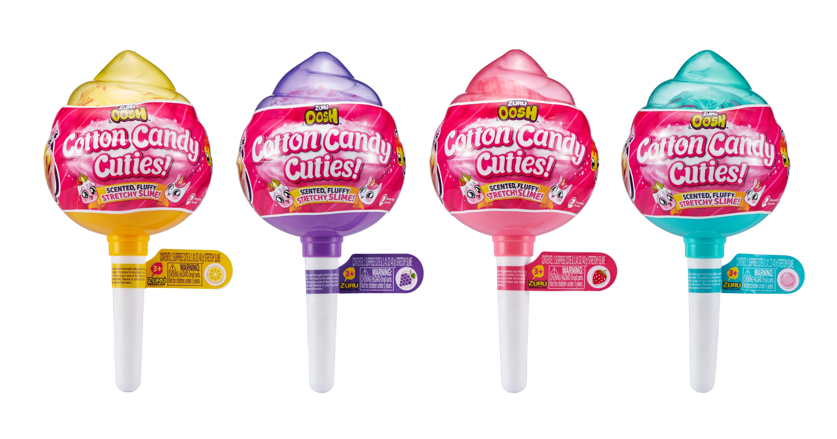 OOSH masė Slime Cotton Candy, ledinukų serija 1, mažas, asort., 8627SQ1