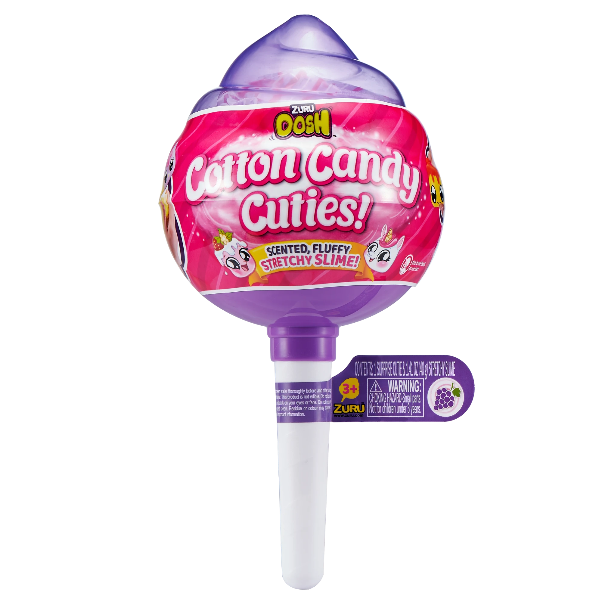 OOSH masė Slime Cotton Candy, ledinukų serija 1, mažas, asort., 8627SQ1