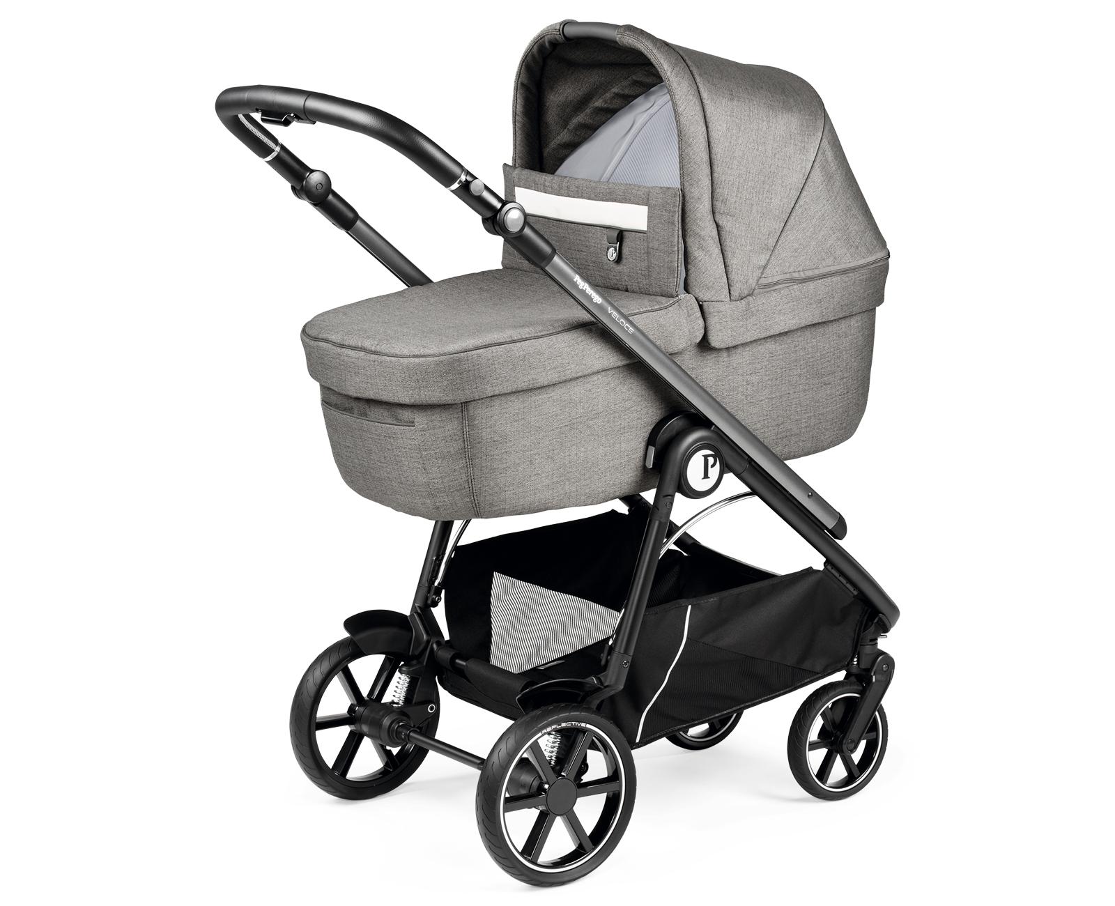 PegPerego PEG PEREGO lopšys CULLA GRANDE, city pilkas