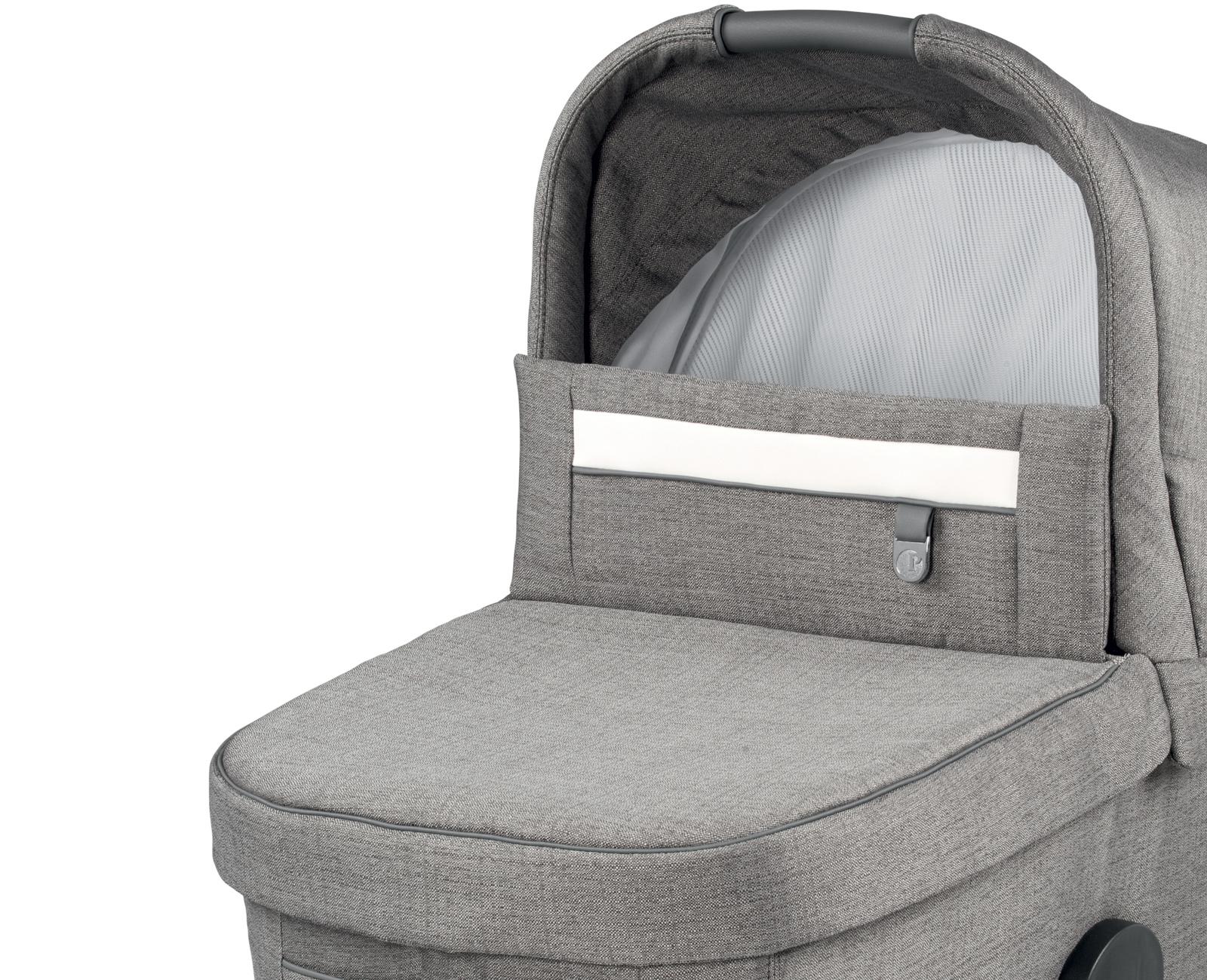 PegPerego PEG PEREGO lopšys CULLA GRANDE, city pilkas