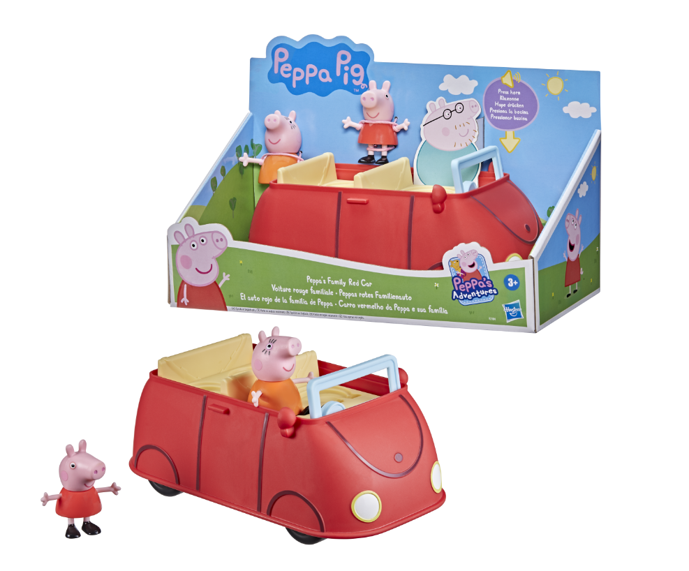 PEPPA PIG Kiaulytės Pepos šeimos automobilis
