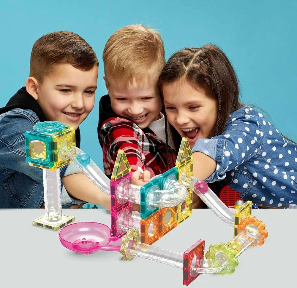 PICASSO TILES Magnetinis konstruktorius Marble Run 45 det., PTMG45